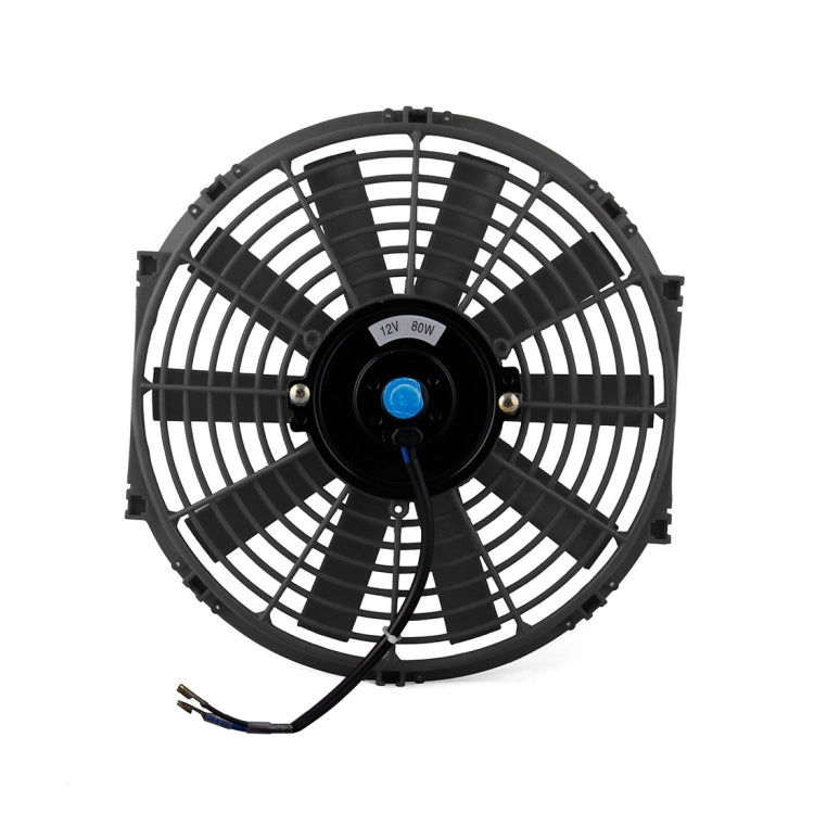 12V 80W 12 inch Car Cooling Fan High-power Modified Tank Fan Cooling Fan Powerful Auto Fan Mini Air Conditioner for Car(Black) - Heating & Fans by PMC Jewellery | Online Shopping South Africa | PMC Jewellery | Buy Now Pay Later Mobicred