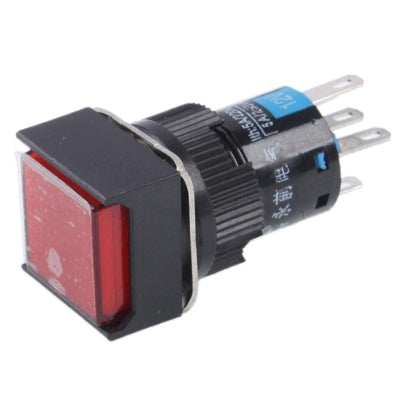 Car DIY Square Button Push Switch with LED Indicator, DC 24V(Red) - Car Switches by PMC Jewellery | Online Shopping South Africa | PMC Jewellery