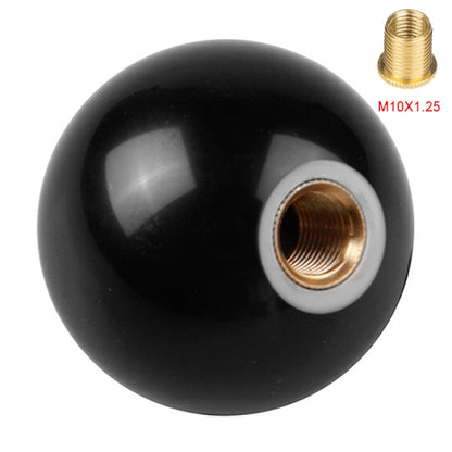 Black 8 Ball Shift Knob for Automatic Gear Shifer, Adapter Size: M10x 1.25 - Shift Knob by PMC Jewellery | Online Shopping South Africa | PMC Jewellery | Buy Now Pay Later Mobicred