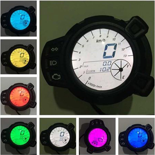 B2909 12V Motorcycle Modified Colorful Screen Instrument for BWS/RXM - Electrical Instruments by PMC Jewellery | Online Shopping South Africa | PMC Jewellery | Buy Now Pay Later Mobicred