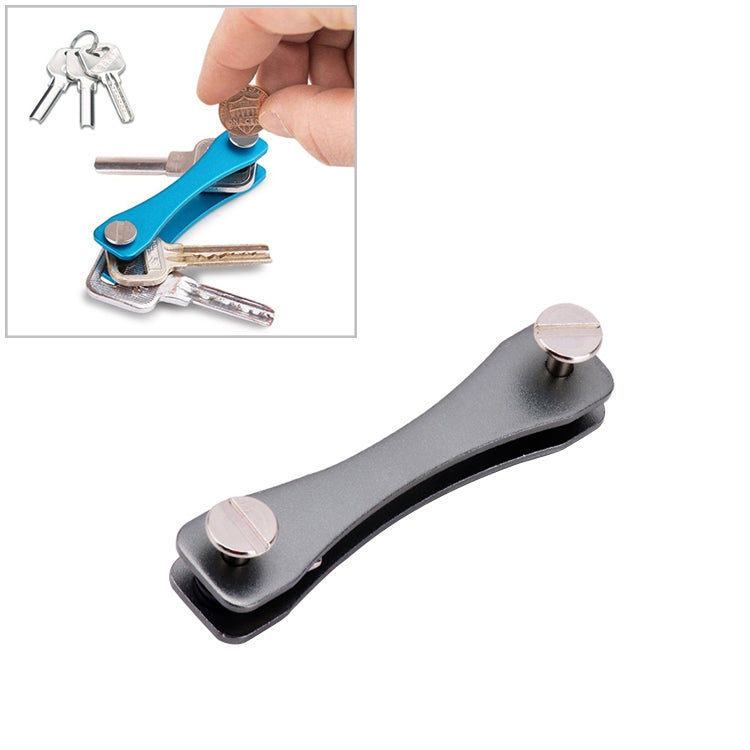 Portable Metal Key Storage Clip(Grey) - Retaining Clips by PMC TechLife | Online Shopping South Africa | PMC TechLife | Buy Now Pay Later Mobicred
