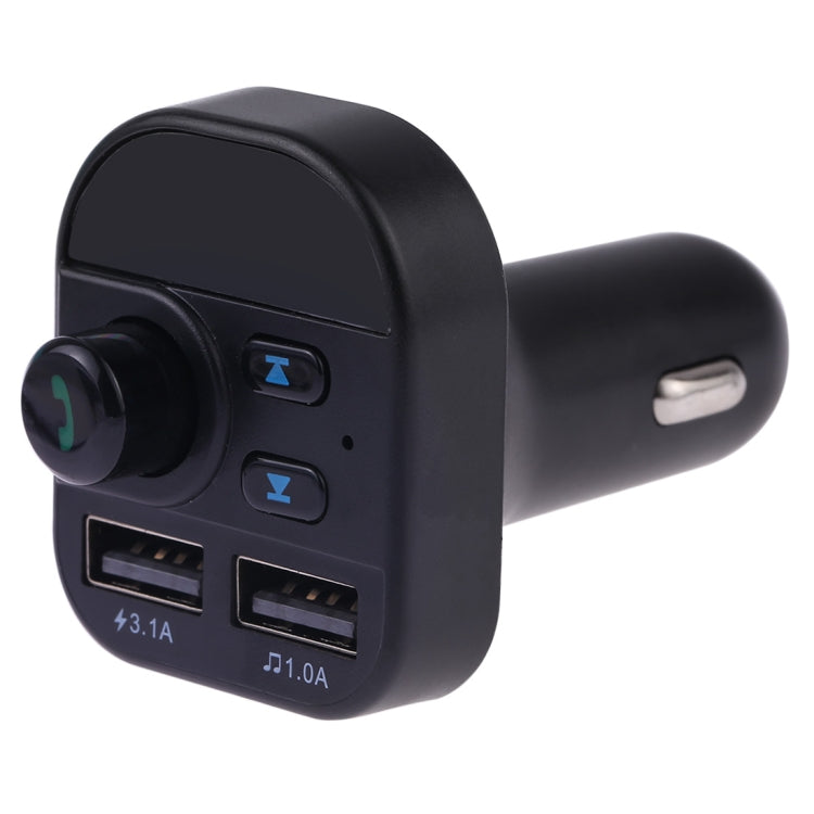 805E Dual USB Charging Bluetooth FM Transmitter MP3 Music Player Car Kit, Support Hands-Free Call  & Read TF Card / U Disk Music(Black) - Bluetooth Car Kits by PMC TechLife | Online Shopping South Africa | PMC TechLife | Buy Now Pay Later Mobicred