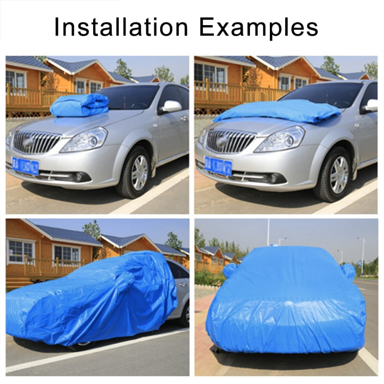 Anti-Dust Anti-UV Heat-insulating Elastic Force Cotton Car Cover for Business Car, Size: 4.8m~5.15m (Black) - PE Material by PMC TechLife | Online Shopping South Africa | PMC TechLife | Buy Now Pay Later Mobicred
