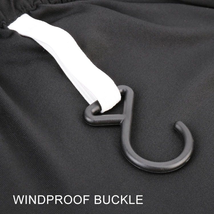Anti-Dust Anti-UV Heat-insulating Elastic Force Cotton Car Cover for SUV, Size: L, 4.78m~5.04m(Black) - PE Material by PMC TechLife | Online Shopping South Africa | PMC TechLife | Buy Now Pay Later Mobicred