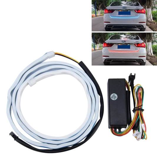 1.5m Car Auto Waterproof Universal Four Color Rear Flowing Light Tail Box Lights with Tail Light Controller, Ice Blue Light Driving Light, White Light Reversing Light, Red Light Brake Light, Yellow Light Turn Signal Light, LED Lamp Strip Tail Decoration - Brake Lights by PMC Jewellery | Online Shopping South Africa | PMC Jewellery | Buy Now Pay Later Mobicred