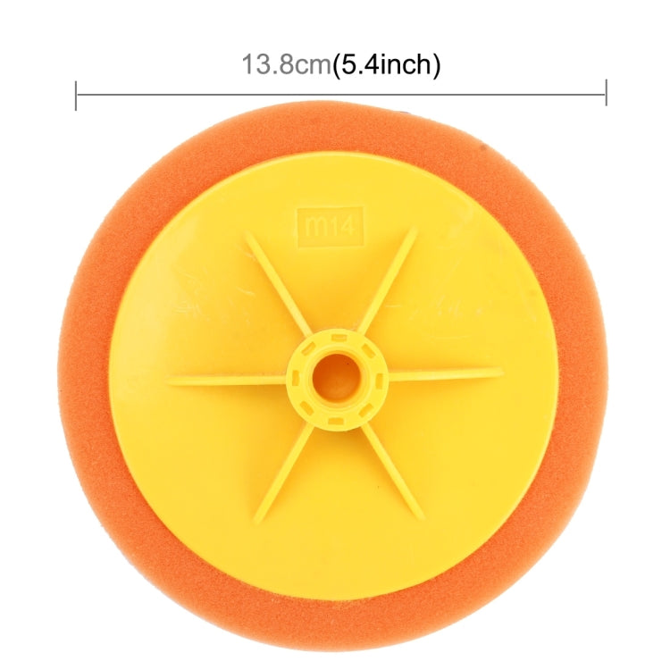 Polishing Disc Auto Polishing Machine Dedicated Sponge Wheel Wax Polishing Sponge Decontamination Sponge,Screw Hole Diameter:14mm - Polishing Machine & Accessories by PMC TechLife | Online Shopping South Africa | PMC TechLife