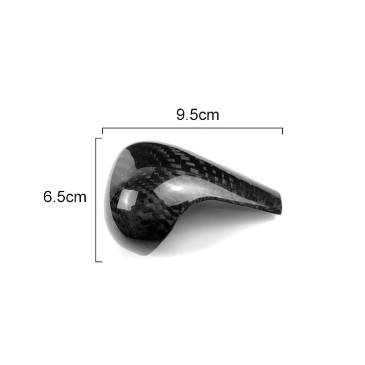 For Left Driving Universal Carbon Fiber Car Gear Shift Knob Modified Shifter Lever Knob for AUDI A4 / A5 / A6 / A7 / Q5 Q7 - Shift Knob by PMC Jewellery | Online Shopping South Africa | PMC Jewellery | Buy Now Pay Later Mobicred