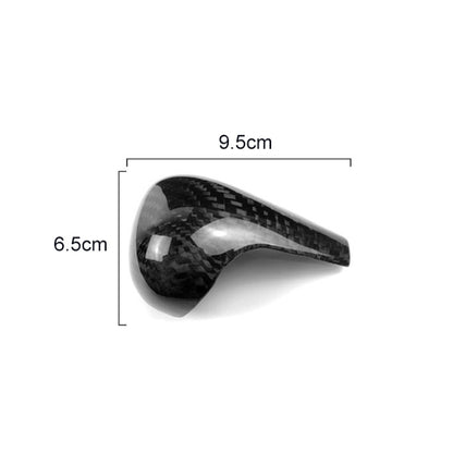 For Left Driving Universal Carbon Fiber Car Gear Shift Knob Modified Shifter Lever Knob for AUDI A4 / A5 / A6 / A7 / Q5 Q7 - Shift Knob by PMC Jewellery | Online Shopping South Africa | PMC Jewellery | Buy Now Pay Later Mobicred