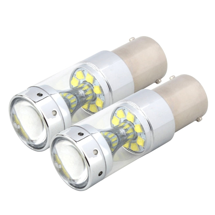 2 PCS 1156 60W 1200 LM 6000K Car Auto Brake Lights Turn Light Backup Light with 12 XB-D Lamps, DC 12V (White Light) - Brake Lights by PMC TechLife | Online Shopping South Africa | PMC TechLife | Buy Now Pay Later Mobicred