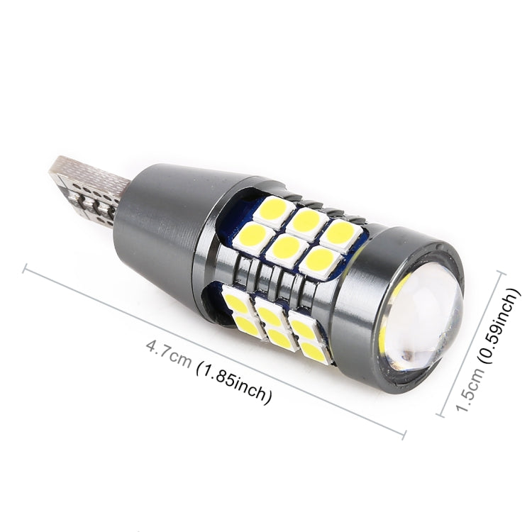 2 PCS T15 DC9-16V / 7.5W / 6000K / 600LM Car Auto Reversing Lights 27LEDs SMD-3030 Lamps - Brake Lights by PMC TechLife | Online Shopping South Africa | PMC TechLife | Buy Now Pay Later Mobicred