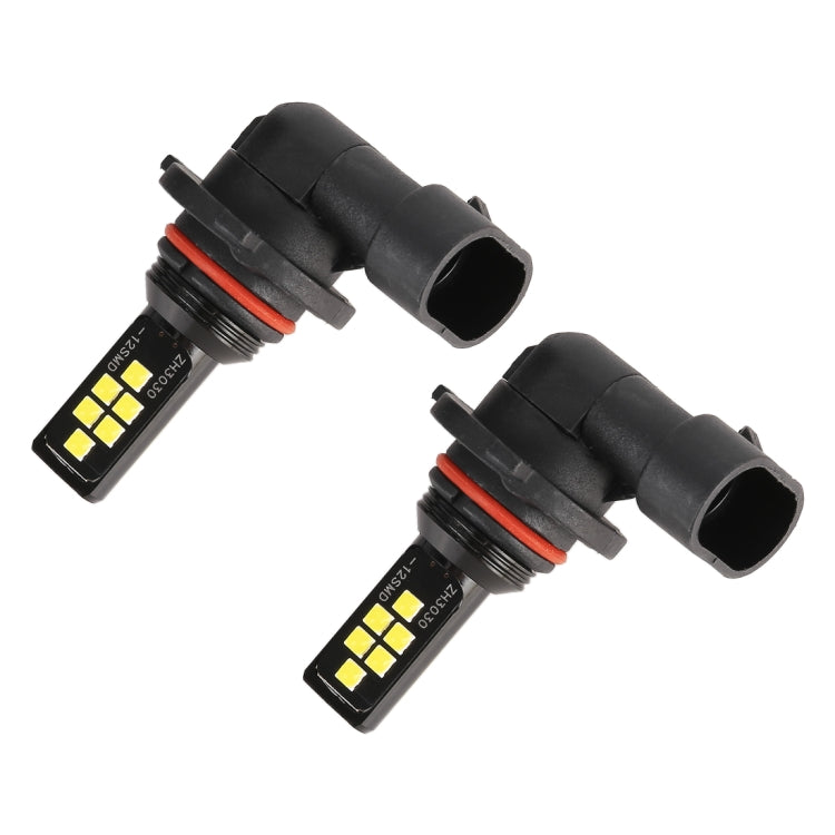 2 PCS 9005 DC9-16V / 3.5W / 6000K / 320LM Car Auto Fog Light 12LEDs SMD-ZH3030 Lamps, with Constant Current(White Light) - Fog / Driving Lights by PMC TechLife | Online Shopping South Africa | PMC TechLife | Buy Now Pay Later Mobicred