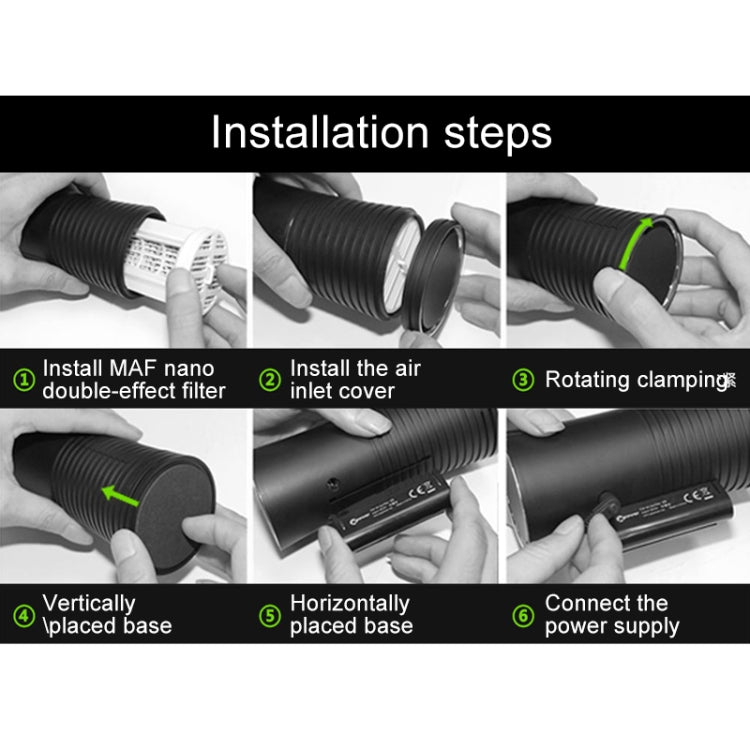 XPower X8 Car MAF Nano Air Purifier Negative Ions Air Cleaner - Air Purifier by Xpower | Online Shopping South Africa | PMC TechLife | Buy Now Pay Later Mobicred