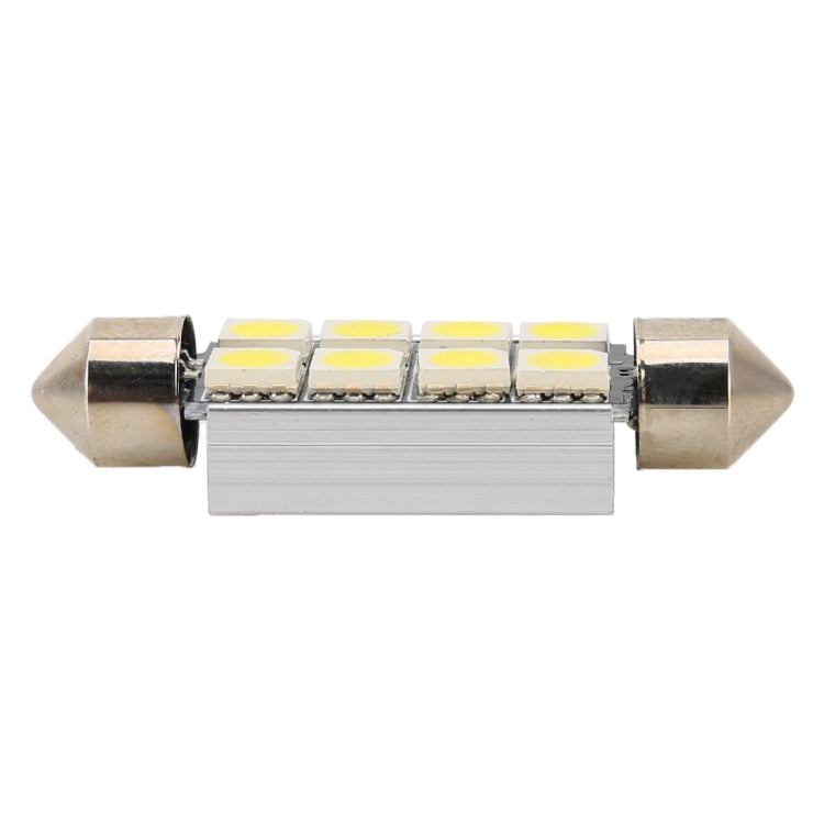 10 PCS 41mm DC12V / 2W / 7000K / 80LM 8LEDs SMD-5050 Car Reading Lamp(White Light) - Dome Lights by PMC TechLife | Online Shopping South Africa | PMC TechLife | Buy Now Pay Later Mobicred