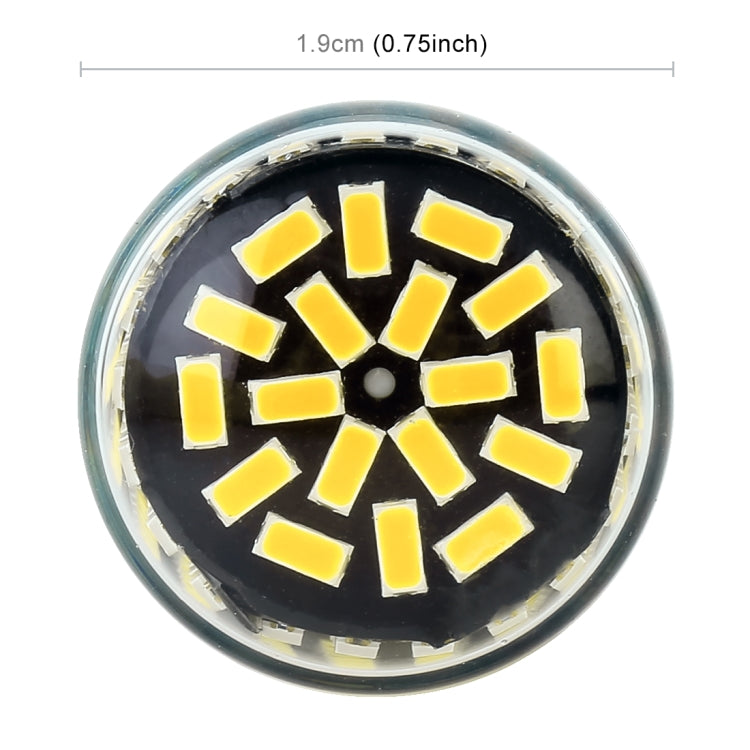 2 PCS T20 / 7440 DC12V / 18W / 1080LM Car Auto Turn Lights with SMD-3014 Lamps (White Light) - Arrow Turn Lights by PMC TechLife | Online Shopping South Africa | PMC TechLife | Buy Now Pay Later Mobicred