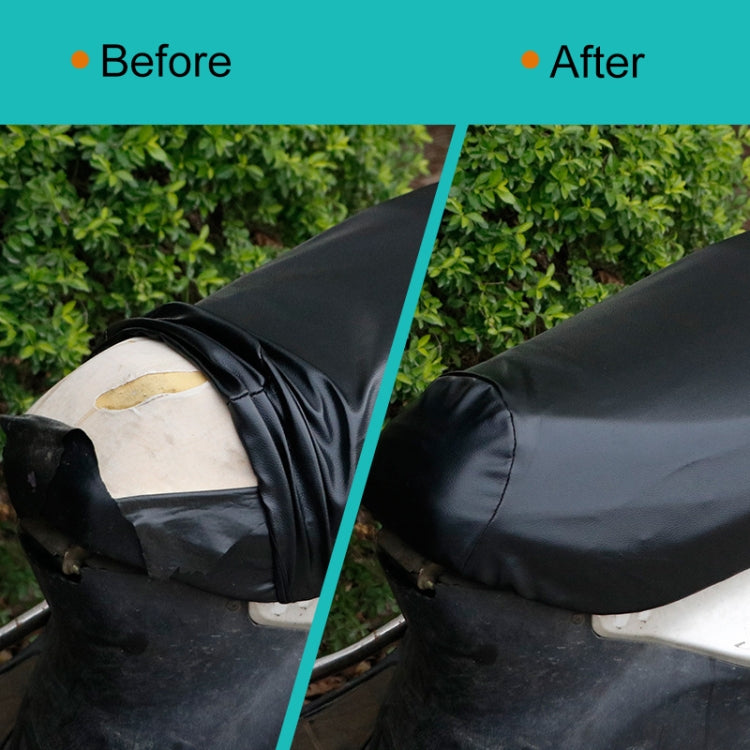 Waterproof Motorcycle Black Leather Seat Cover Prevent Bask In Seat Scooter Cushion Protect, Size: XL, Length: 61-65cm; Width: 27-38cm - Seat Covers by PMC TechLife | Online Shopping South Africa | PMC TechLife | Buy Now Pay Later Mobicred