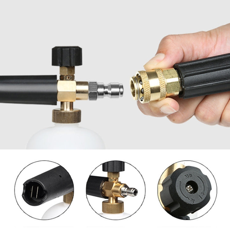 High Pressure Car Wash Foam Gun Soap Foamer Generator Water Sprayer Gun, Outer Wire: 22 x 1.5, Inner Hole: 15 - Car Washer & Accessories by PMC TechLife | Online Shopping South Africa | PMC TechLife | Buy Now Pay Later Mobicred