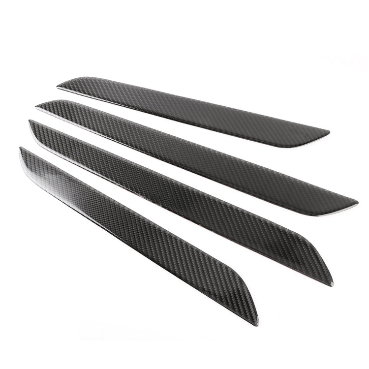 4 PCS Carbon Fibre Car Door Panel Decorative Sticker for Audi Q3 2013-2018 - Car Interior Mouldings by PMC Jewellery | Online Shopping South Africa | PMC Jewellery | Buy Now Pay Later Mobicred