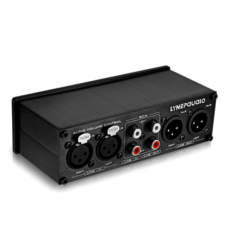 LINEPAUDIO A967 Full-balanced Passive PreAmp Active Speaker Two-channel Volume Controller(Black) -  by PMC Jewellery | Online Shopping South Africa | PMC Jewellery | Buy Now Pay Later Mobicred