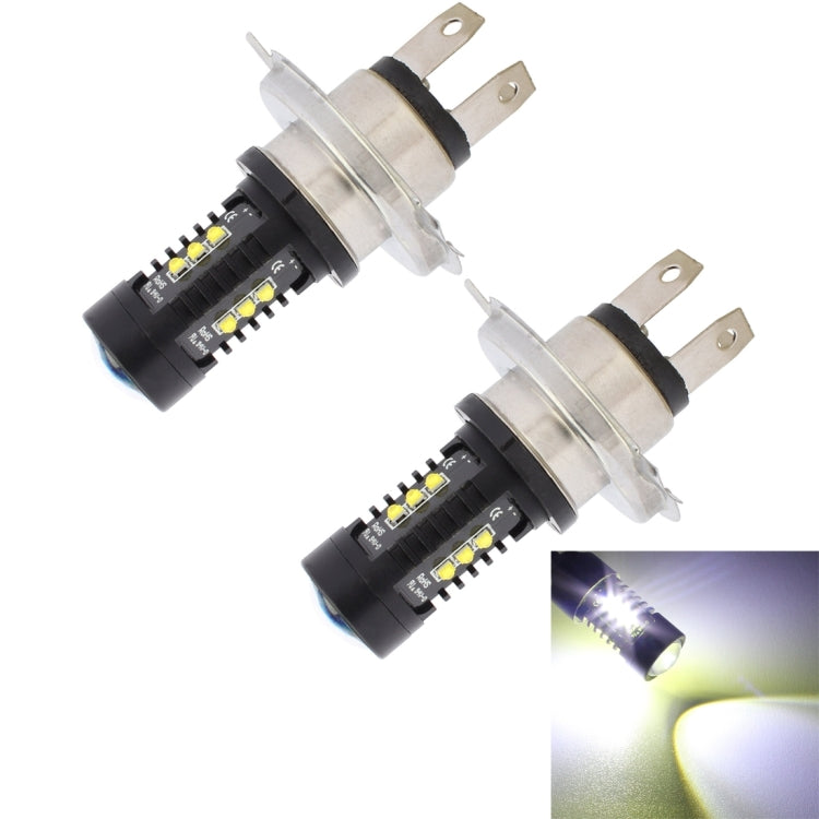 2 PCS MZ 10W 1080 LM 5500K H4 12 XB-D LED Car Headlights Driving Lamps, DC 12-24V(White Light) - LED Headlamps by MZ | Online Shopping South Africa | PMC TechLife | Buy Now Pay Later Mobicred