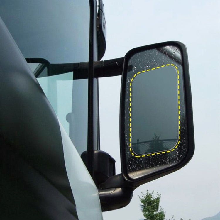 Truck PET Rearview Mirror Protective Window Clear Anti-fog Waterproof Rain Shield Film - Auto Film by PMC TechLife | Online Shopping South Africa | PMC TechLife | Buy Now Pay Later Mobicred