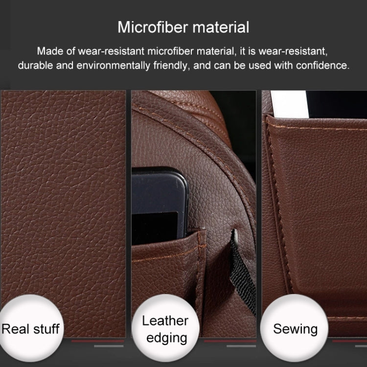 Multifunction Car Seat Pockets Folding Storage Bag (Coffee) - Stowing Tidying by PMC Jewellery | Online Shopping South Africa | PMC Jewellery | Buy Now Pay Later Mobicred