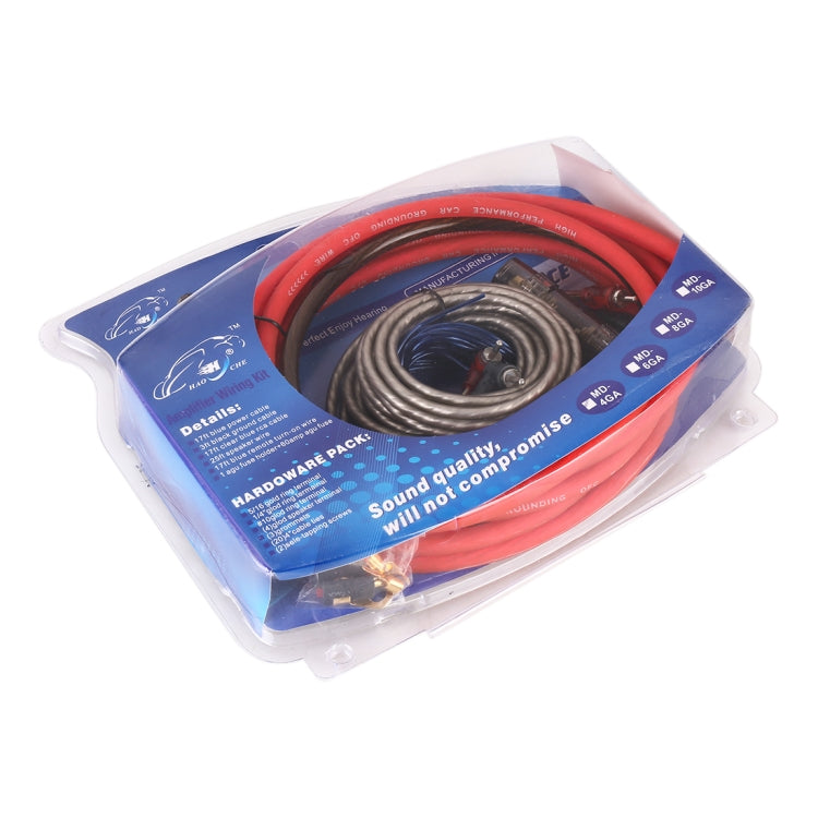 1200W 10GA Car Copper Clad Aluminum Power Subwoofer Amplifier Audio Wire Cable Kit with 60Amp Fuse Holder - DIY Cables by PMC TechLife | Online Shopping South Africa | PMC TechLife | Buy Now Pay Later Mobicred