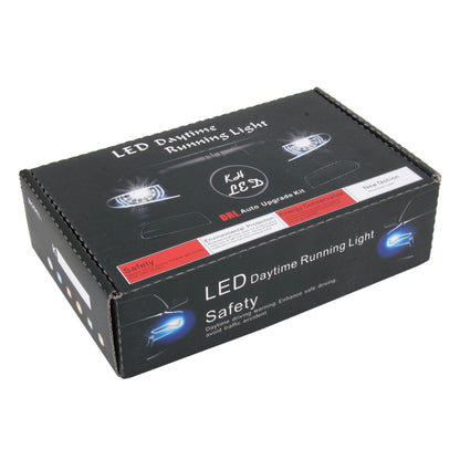 2 PCS DC 12V 6W 400 LM 6000K Tri Circular Car DRL Daytime Running White Lights Lamp, Cable Length: 50cm - Running Lights by PMC Jewellery | Online Shopping South Africa | PMC Jewellery | Buy Now Pay Later Mobicred