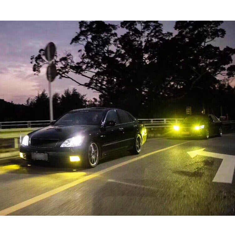 2 PCS H4 72W 1000LM 6000-6500K Super Bright White Light Car Fog LED Bulbs, DC 12-24V (Yellow Light) - Fog / Driving Lights by PMC TechLife | Online Shopping South Africa | PMC TechLife | Buy Now Pay Later Mobicred