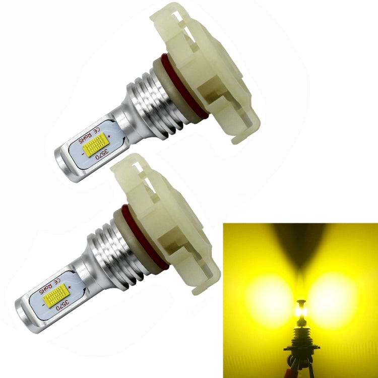 2 PCS H16(EU) 72W 1000LM 6000-6500K Super Bright White Light Car Fog LED Bulbs, DC 12-24V - Fog / Driving Lights by PMC Jewellery | Online Shopping South Africa | PMC Jewellery | Buy Now Pay Later Mobicred