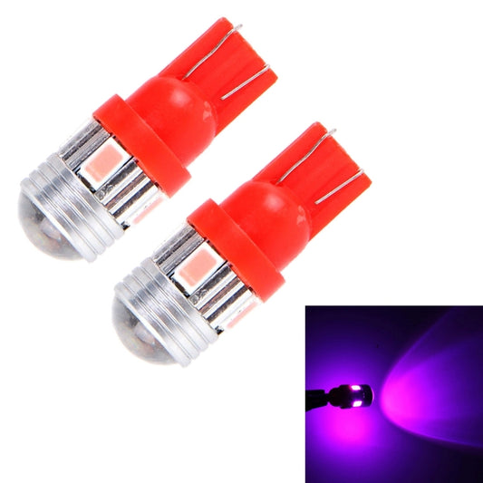 2 PCS T10 3W 6 LED SMD 5630 Pink Light Clearance Light.DC 12V. - Clearance Lights by PMC Jewellery | Online Shopping South Africa | PMC Jewellery | Buy Now Pay Later Mobicred