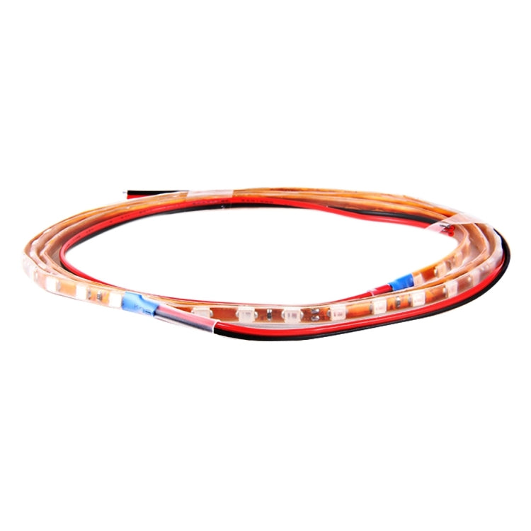 5 PCS 45 LED 3528 SMD Waterproof Flexible Car Strip Light for Car Decoration, DC 12V, Length: 90cm(Yellow Light) - Decorative Lights by PMC TechLife | Online Shopping South Africa | PMC TechLife | Buy Now Pay Later Mobicred