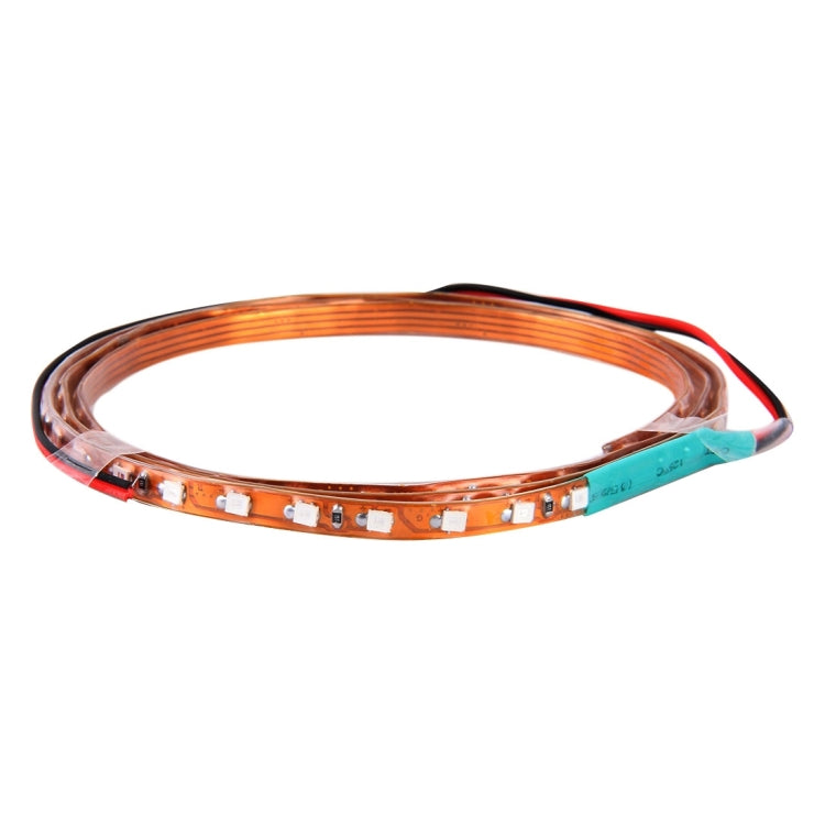 5 PCS Flow Style 45 LED 3528 SMD Waterproof Flexible Car Strip Light for Car Decoration, DC 12V, Length: 90cm(Green Light) - Decorative Lights by PMC TechLife | Online Shopping South Africa | PMC TechLife | Buy Now Pay Later Mobicred