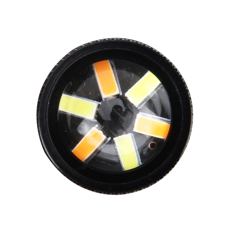 2 PCS 1156/Ba15s 5W 450LM 60LEDs DC 12V SMD-4014 Car Tail Bulb Turn Signal Auto Reverse Lamp Daytime Turn Running Light Car Source Set(White Light+Yellow Light), Cable Length: 40cm - Arrow Turn Lights by PMC Jewellery | Online Shopping South Africa | PMC Jewellery | Buy Now Pay Later Mobicred