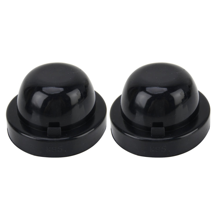 2 PCS K95 Universal Car LED Headlight HID Xenon Lamp Silicone Dust Cover Seal Caps Car Dust Cover Waterproof Dustproof Sealing Headlamp Cover for Car Retrofit, Inner Diameter: 9.5cm - Car Light Accessories by PMC TechLife | Online Shopping South Africa | PMC TechLife | Buy Now Pay Later Mobicred