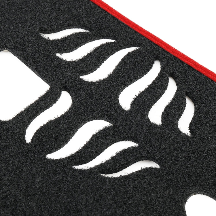Left-hand Drive Dark Mat Car Dashboard Cover Car Light Pad Instrument Panel Sunscreen Car Mats for Land Rover Discovery 4 (Please note the model and year)(Red) - free shipping - PMC TechLife - Order now!