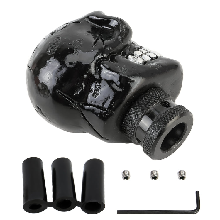 Universal Skull Head Shape Manual or Automatic Gear Shift Knob, Size: 8.7x5.5cm (Black) - Shift Knob by PMC Jewellery | Online Shopping South Africa | PMC Jewellery | Buy Now Pay Later Mobicred