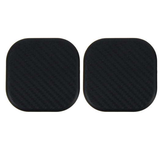 2 PCS Car Vehicle Carbon Fiber Texture Water Cup Pad Mat for Phone / GPS/ MP4/ MP3, Size: 6.5*6.5*0.3cm - Car Anti-Slip Mats by 3R | Online Shopping South Africa | PMC Jewellery | Buy Now Pay Later Mobicred