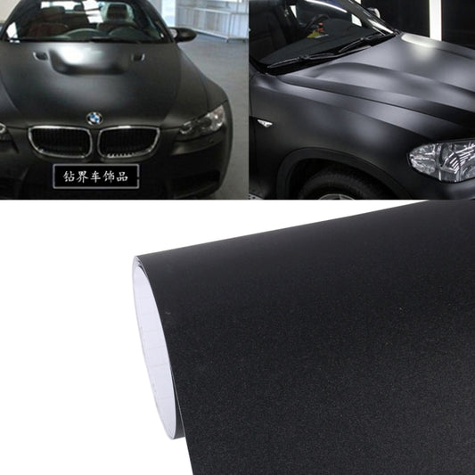 7.5m * 0.5m Grind Arenaceous Auto Car Sticker Pearl Frosted Flashing Body Changing Color Film for Car Modification and Decoration(Black) - Auto Film by PMC Jewellery | Online Shopping South Africa | PMC Jewellery | Buy Now Pay Later Mobicred