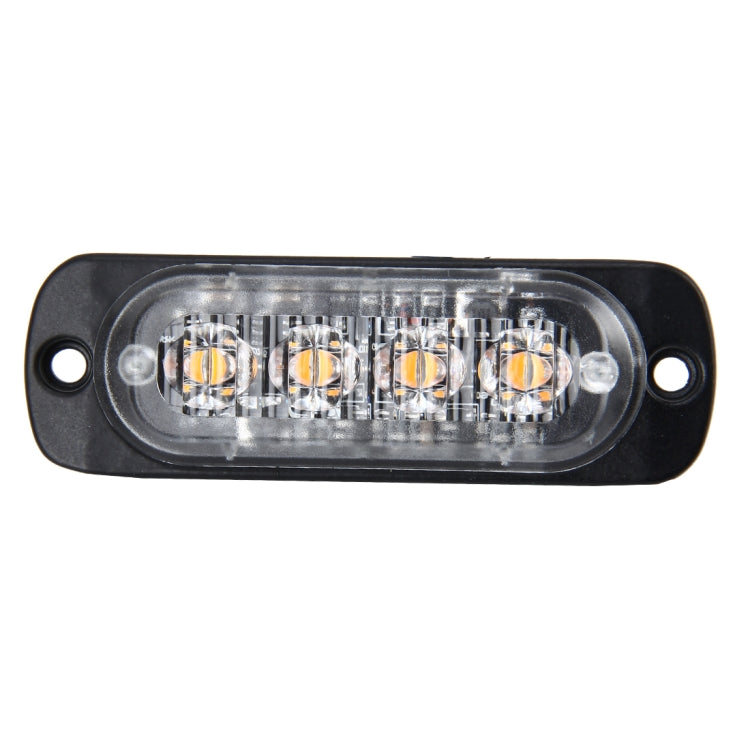 DC 12V-24V 2W 4LEDs SMD-2835 Lamps 17 Flash Patterns 3 Lines Car Flash Lamp Waterproof Car Truck Emergency Strobe Flash Warning Light, Cable Length: 90cm - Warning Lights by PMC Jewellery | Online Shopping South Africa | PMC Jewellery | Buy Now Pay Later Mobicred