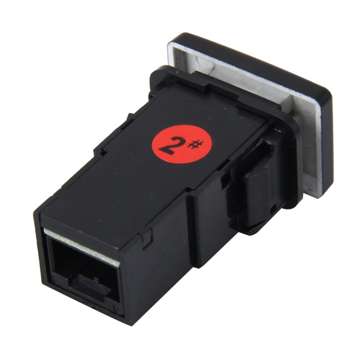 Car Fog Light Lamp Indicator 5 PIN On and Off Button Switch Control Auto Car Fog Light 5 Pin Switch On-Off Button Switch for Toyota, Small Size: 5*2.2*1.7cm(Yellow Light) - Car Switches by PMC TechLife | Online Shopping South Africa | PMC TechLife | Buy Now Pay Later Mobicred