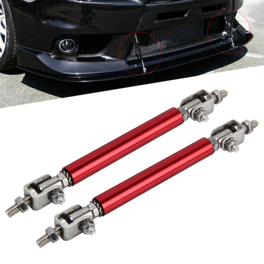 2 PCS Car Modification Large Surrounded By The Rod Telescopic Lever Front and Rear Bars Fixed Front Lip Back Shovel Adjustable Small Rod, Length: 20cm(Red) - Trunk & Bumper Accessories by PMC Jewellery | Online Shopping South Africa | PMC Jewellery | Buy Now Pay Later Mobicred