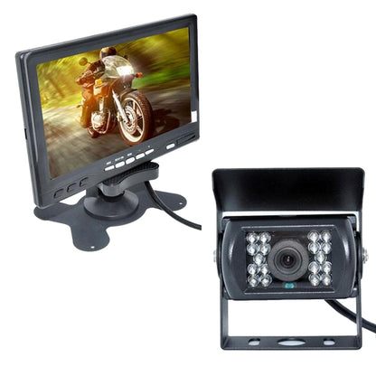 PZ-607  Vehicle Truck Backup Camera and Monitor Infrared Night Vision Rear View Camera with 7 inch HD Monitor - Rear View Cameras by PMC Jewellery | Online Shopping South Africa | PMC Jewellery | Buy Now Pay Later Mobicred