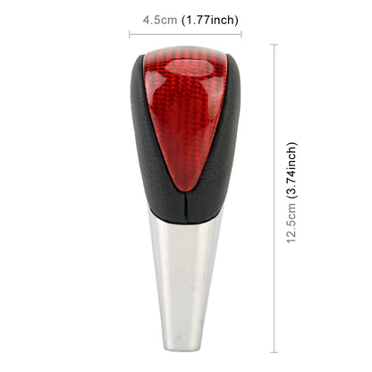 Universal High Carbon Fiber Texture Leather Hole Pattern Car Gear Shift Knob Modified Shifter Lever Knob - Shift Knob by PMC Jewellery | Online Shopping South Africa | PMC Jewellery | Buy Now Pay Later Mobicred