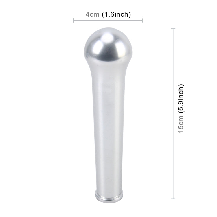 Universal Car Modified Shifter Lever Cover Manual Automatic Gear Shift Knob, Size: 15*4cm(Silver) - Shift Knob by PMC Jewellery | Online Shopping South Africa | PMC Jewellery | Buy Now Pay Later Mobicred