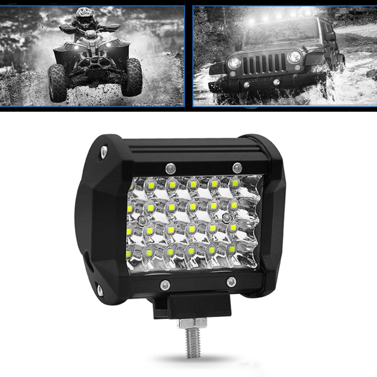 4 inch 18W 1800LM 4 Row LED Strip Light Working Refit Off-road Vehicle Lamp Roof Strip Light - Work Lights by PMC TechLife | Online Shopping South Africa | PMC TechLife | Buy Now Pay Later Mobicred