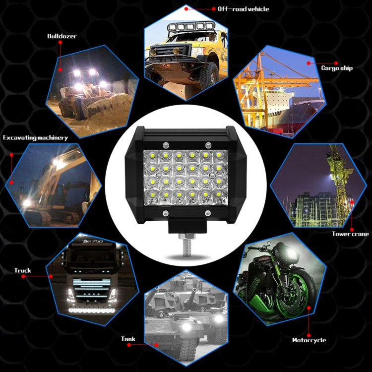 4 inch 18W 1800LM 4 Row LED Strip Light Working Refit Off-road Vehicle Lamp Roof Strip Light - Work Lights by PMC TechLife | Online Shopping South Africa | PMC TechLife | Buy Now Pay Later Mobicred