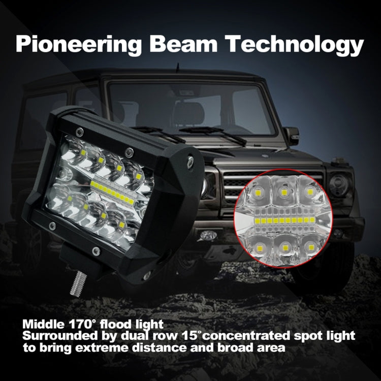 4 inch 15W 1500LM LED Strip Lamp Working Refit Off-road Vehicle Light Roof Strip Light - Work Lights by PMC TechLife | Online Shopping South Africa | PMC TechLife | Buy Now Pay Later Mobicred