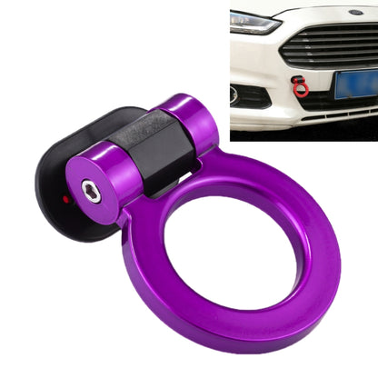 Car Truck Bumper Round Tow Hook Ring Adhesive Decal Sticker Exterior Decoration (Purple) - Towing Bars by PMC Jewellery | Online Shopping South Africa | PMC Jewellery | Buy Now Pay Later Mobicred