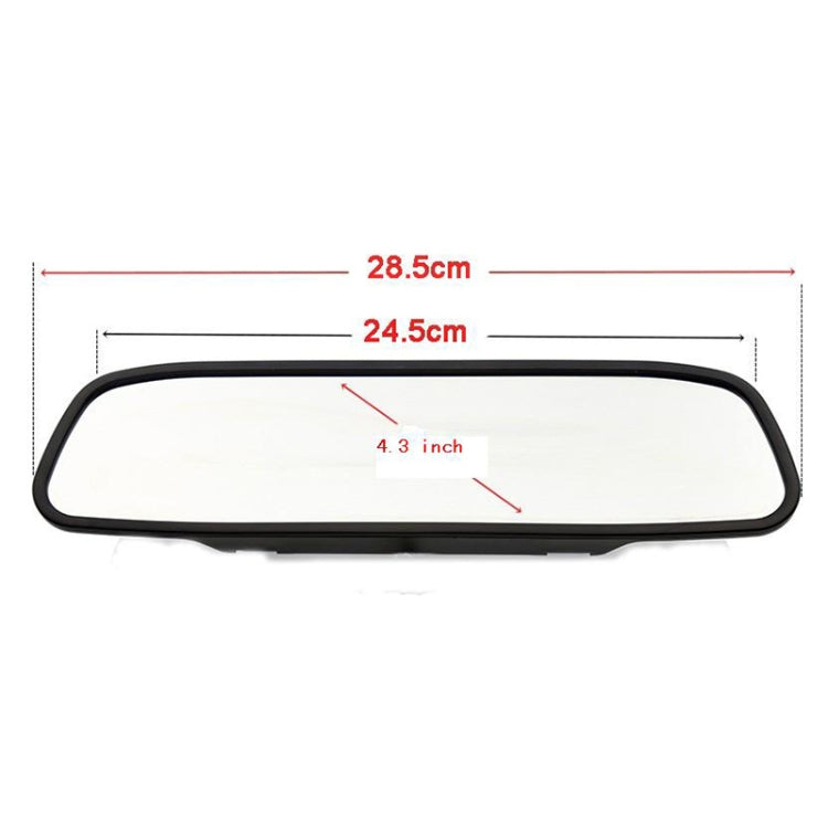 PZ-705 4.3 inch TFT LCD Car Rear View Mirror Monitor for Car Rearview Parking Video Systems - Rearview Monitors by PMC TechLife | Online Shopping South Africa | PMC TechLife | Buy Now Pay Later Mobicred