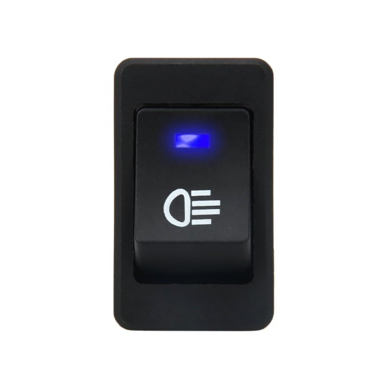 30 Amp 12 Volt Four Plugs LED ON OFF Car Fog Light Switch (Blue Light) - Car Switches by PMC TechLife | Online Shopping South Africa | PMC TechLife | Buy Now Pay Later Mobicred